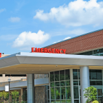 A healthcare facility with Emergency exit